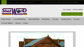 What Shedworldwexford.com website looked like in 2018 (6 years ago)