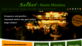 What Seibel-hotels-munich.de website looked like in 2018 (6 years ago)