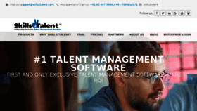 What Skills2talent.com website looked like in 2018 (6 years ago)