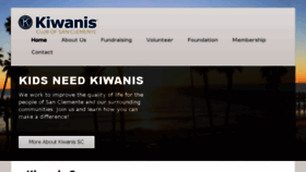 What Sanclementekiwanis.com website looked like in 2018 (6 years ago)