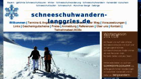 What Schneeschuhwandern-lenggries.de website looked like in 2018 (6 years ago)