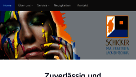 What Schicker-maler.de website looked like in 2018 (6 years ago)