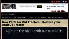What Steinertractor.com website looked like in 2018 (6 years ago)