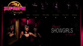 What Supremeshowgirls.co.uk website looked like in 2018 (6 years ago)