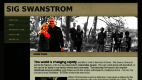 What Sigswanstrom.com website looked like in 2018 (6 years ago)