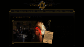 What Savageclub.com website looked like in 2018 (6 years ago)