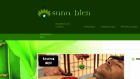 What Sanabien.cl website looked like in 2018 (6 years ago)
