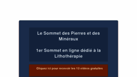 What Sommet-lithotherapie.com website looked like in 2018 (6 years ago)