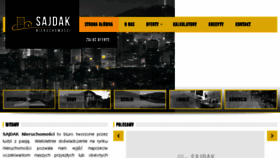 What Sajdaknieruchomosci.pl website looked like in 2018 (6 years ago)