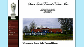What Sevenoaksfuneralhome.com website looked like in 2018 (6 years ago)