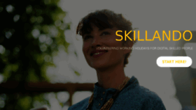 What Skillando.com website looked like in 2018 (6 years ago)