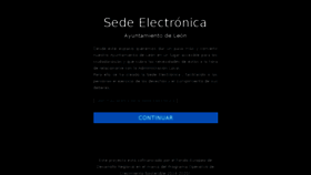 What Sede.aytoleon.es website looked like in 2018 (6 years ago)