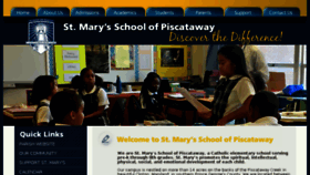 What Stmaryspiscataway.org website looked like in 2018 (6 years ago)