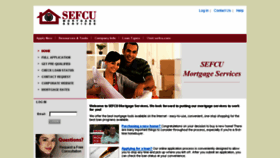 What Sefcumortgageservices.com website looked like in 2018 (6 years ago)