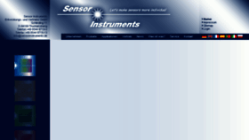 What Sensorinstruments.de website looked like in 2018 (6 years ago)