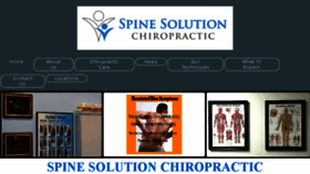What Spinesolutionchiro.com website looked like in 2018 (6 years ago)