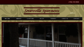 What Seversville-apts.com website looked like in 2018 (6 years ago)