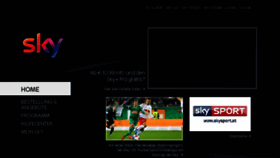 What Sky.at website looked like in 2018 (6 years ago)