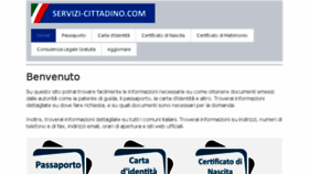 What Servizi-cittadino.com website looked like in 2018 (6 years ago)
