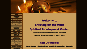 What Shootingforthemoon.com website looked like in 2018 (6 years ago)