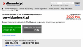 What Serwiskurierski.pl website looked like in 2018 (6 years ago)
