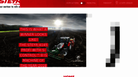 What Steyr-traktoren.com website looked like in 2018 (6 years ago)