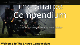 What Sharpecompendium.net website looked like in 2018 (6 years ago)