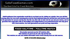 What Safefixedgames.com website looked like in 2018 (6 years ago)