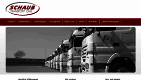 What Schaub-transporte.de website looked like in 2018 (6 years ago)