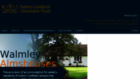 What Suttoncoldfieldcharitabletrust.com website looked like in 2018 (7 years ago)