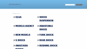 What Shockmodels.co website looked like in 2018 (6 years ago)