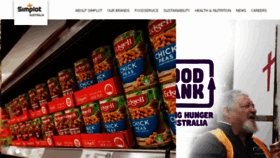 What Simplot.com.au website looked like in 2018 (7 years ago)