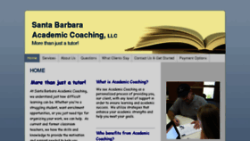 What Sbacademiccoaching.com website looked like in 2018 (6 years ago)