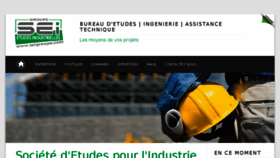 What Seigroupe.com website looked like in 2018 (6 years ago)