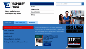 What Spinneypress.com.au website looked like in 2018 (6 years ago)