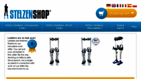 What Stelzen-shop.de website looked like in 2018 (6 years ago)