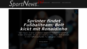 What Sportnews247.de website looked like in 2018 (6 years ago)