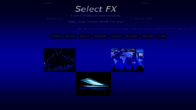 What Selectfx.net website looked like in 2018 (6 years ago)