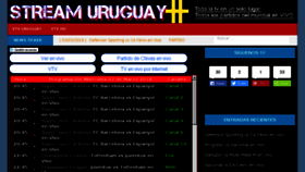 What Streamuruguay.net website looked like in 2018 (6 years ago)
