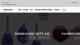 What Sperkysw.sk website looked like in 2018 (6 years ago)
