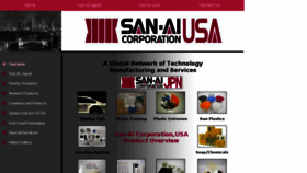 What San-ai-usa.com website looked like in 2018 (6 years ago)
