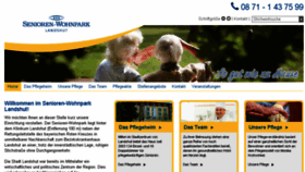 What Senioren-wohnpark-landshut.de website looked like in 2018 (6 years ago)