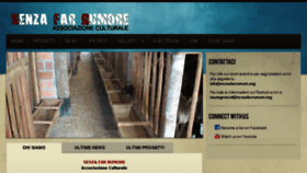 What Senzafarrumore.org website looked like in 2018 (6 years ago)
