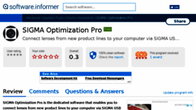 What Sigma-optimization-pro.software.informer.com website looked like in 2018 (6 years ago)