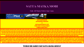 What Satta-matka.mobi website looked like in 2018 (6 years ago)