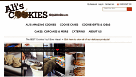 What Shipacookie.com website looked like in 2018 (6 years ago)