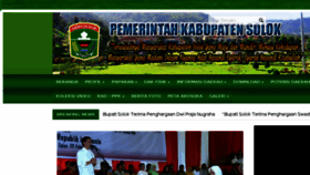 What Solokkab.go.id website looked like in 2018 (6 years ago)