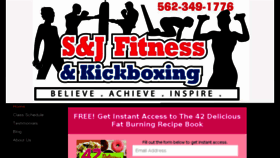 What Sjfitnessandkickboxing.com website looked like in 2018 (6 years ago)