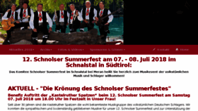 What Schnolser-summerfest.com website looked like in 2018 (6 years ago)