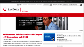 What Sandata.de website looked like in 2018 (6 years ago)